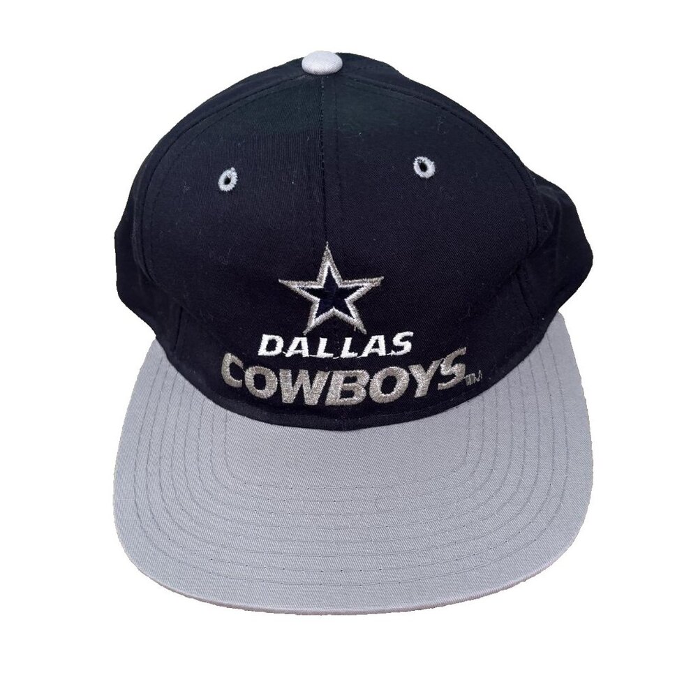 VTG Dallas Cowboys Snapback Hat Embroidered Star Logo 90s NFL